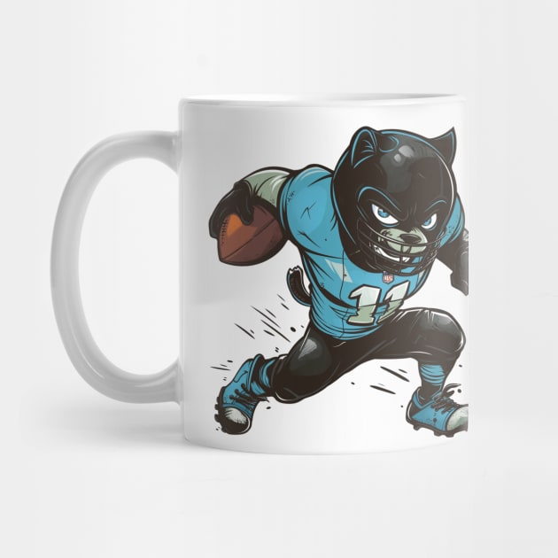 Panthers Touchdown American Football by Wintrly